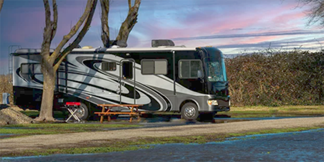 RV at campground