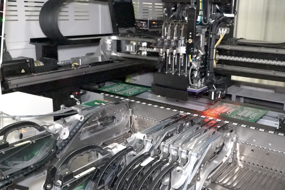 Surface Mount Technology being Assembled onto PCB Board