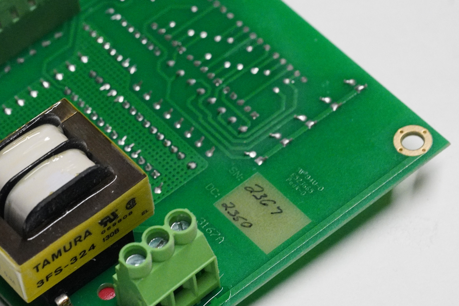 PCB Board with spray on conformal coating